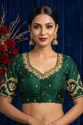 Monalisa (Vichitra Silk Blouse)