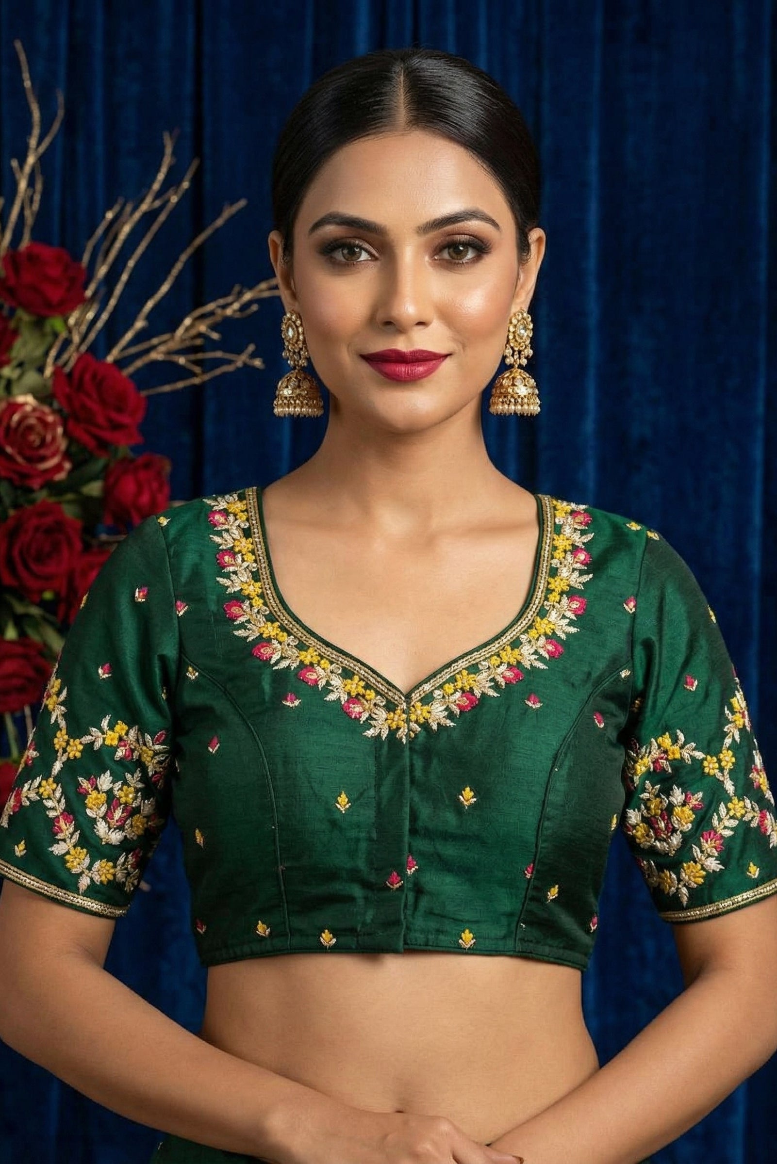 Monalisa (Vichitra Silk Blouse)
