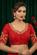 Monalisa (Vichitra Silk Blouse)