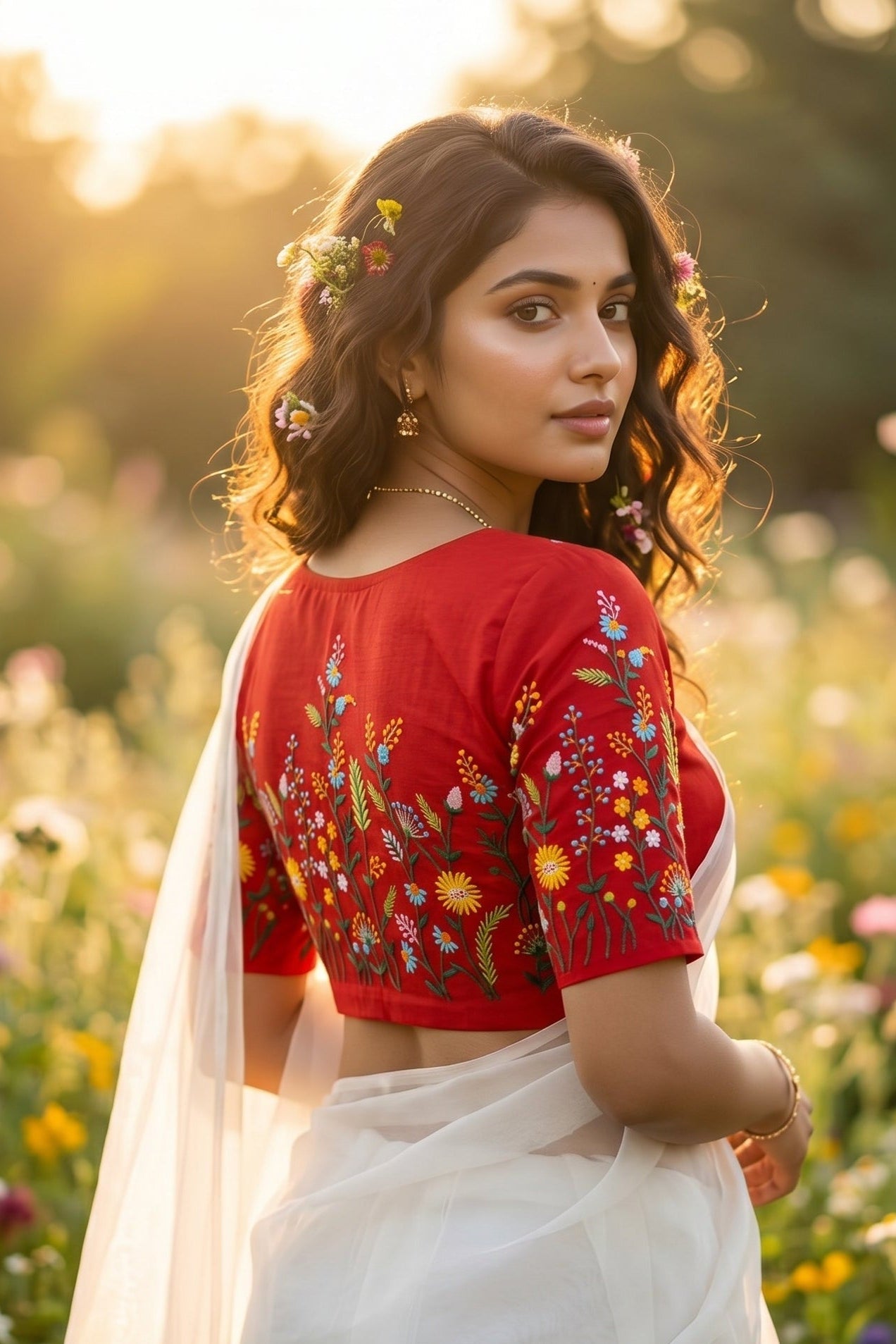 Flower Garden Princess Blouse