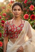 Monihar Floral Masaba Style Blouse
