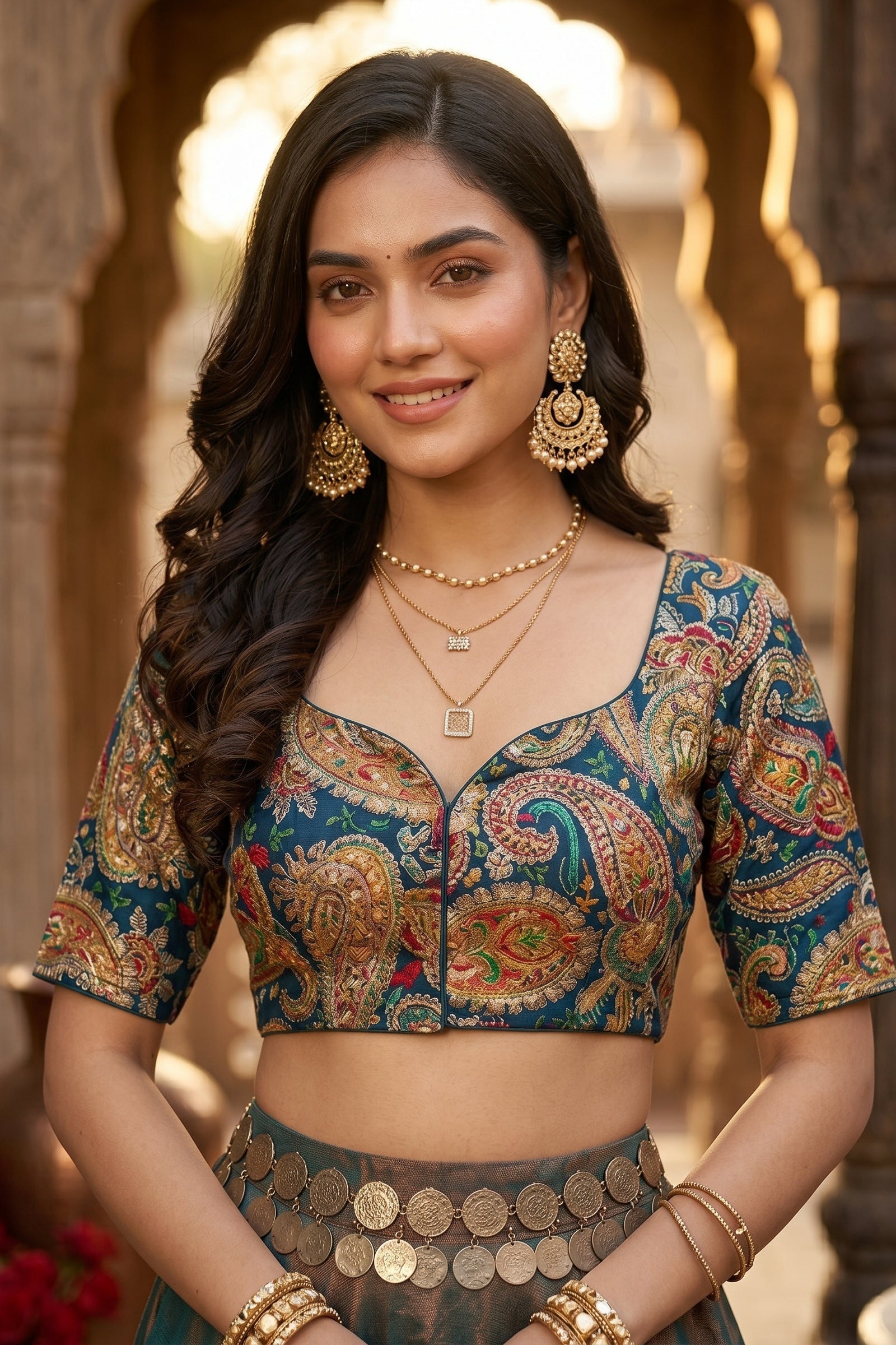 Kashish - Designer Crepe Blouse