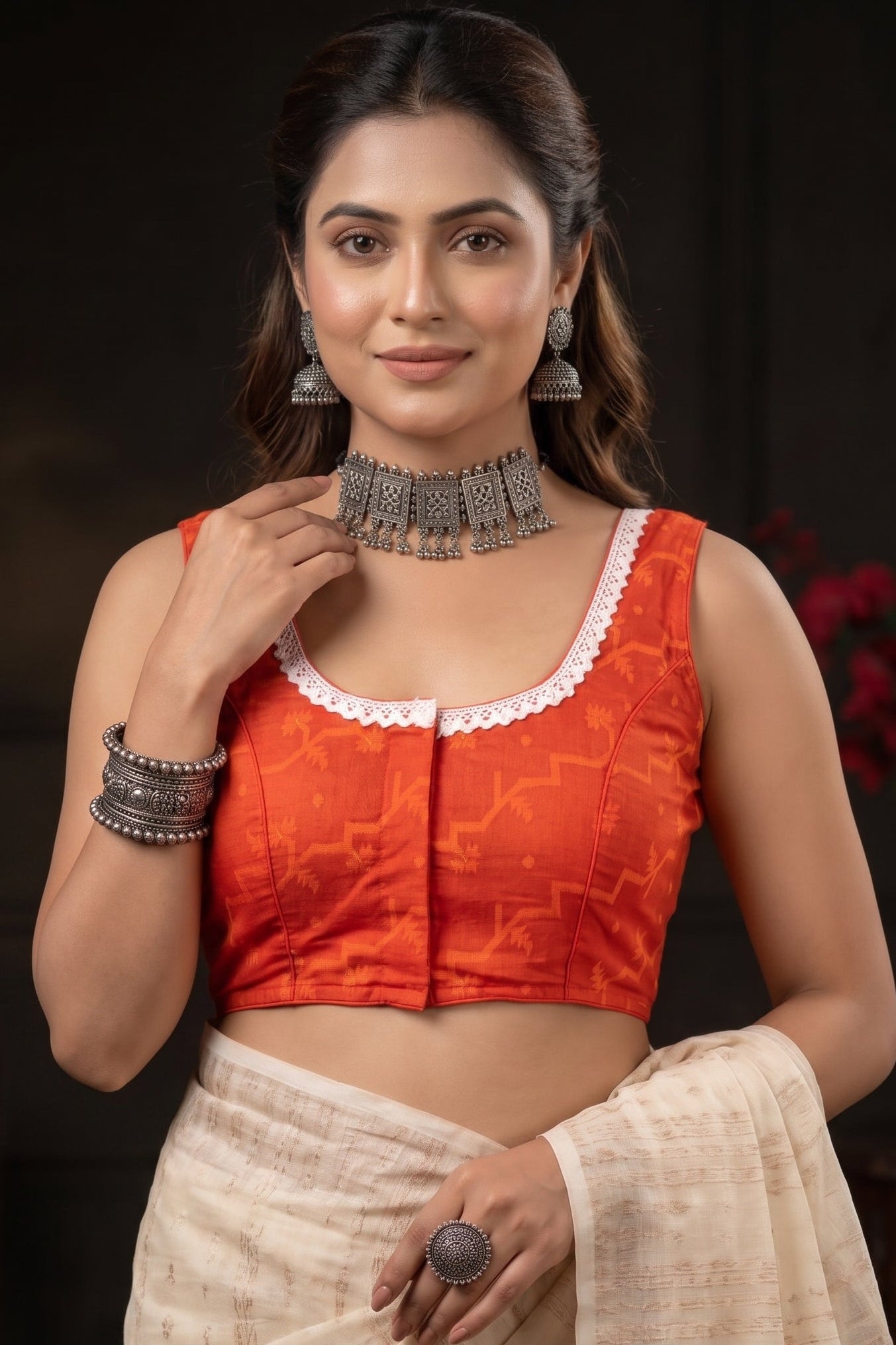 The Showstopper Jamdani Designer Blouse