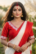Mahalaya Prabhat Designer Blouse