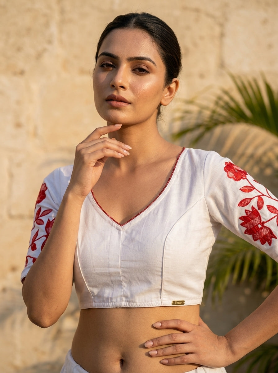 Appealing Applique -Designer Blouse