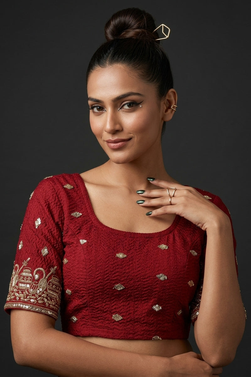 Cool and Crazy Stretchable Knitted Blouse