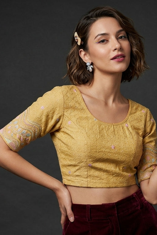Bend the Trend-Stretchable Knitted Blouse