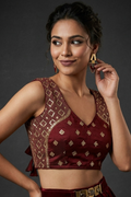 Golden Crown- Designer Blouse