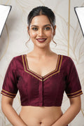Infinite Glam Vichitra Silk Blouse