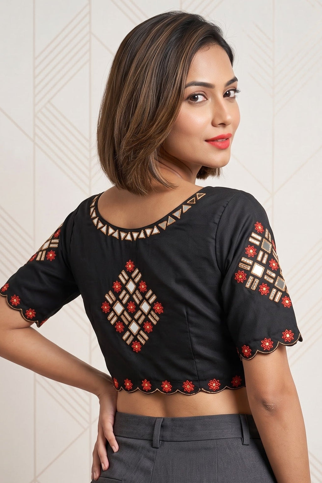 The Glass Royale -Cotton Silk Blouse
