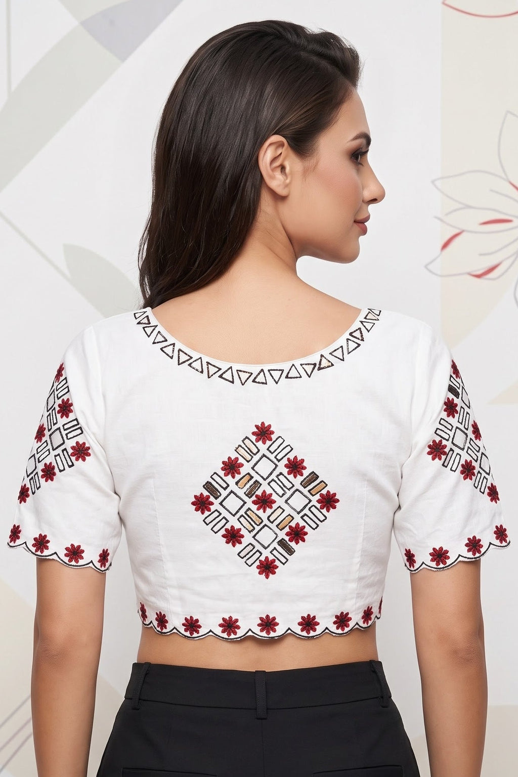 The Glass Royale -Cotton Silk Blouse