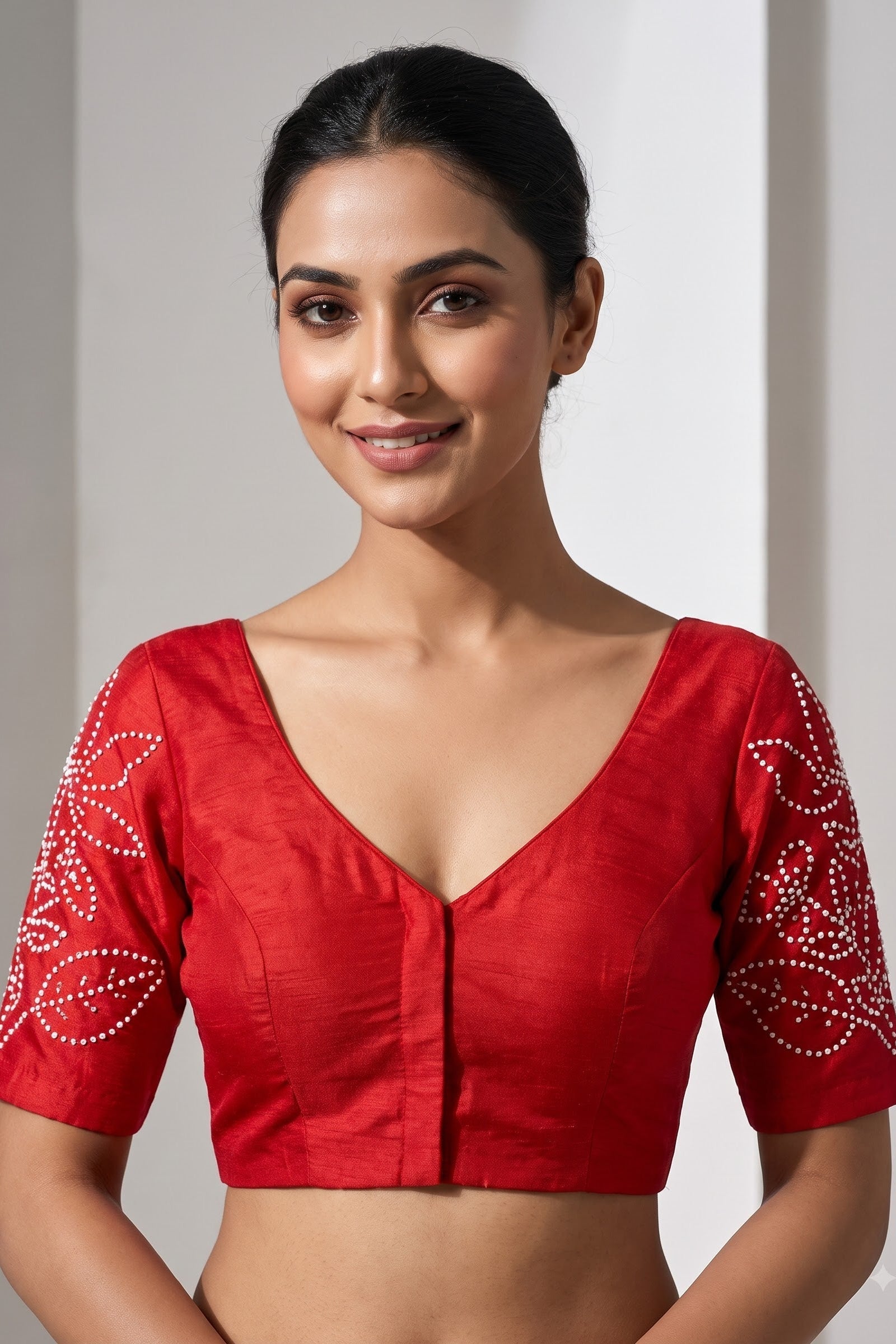 Infinite Stars Double Knot Stitch Blouse