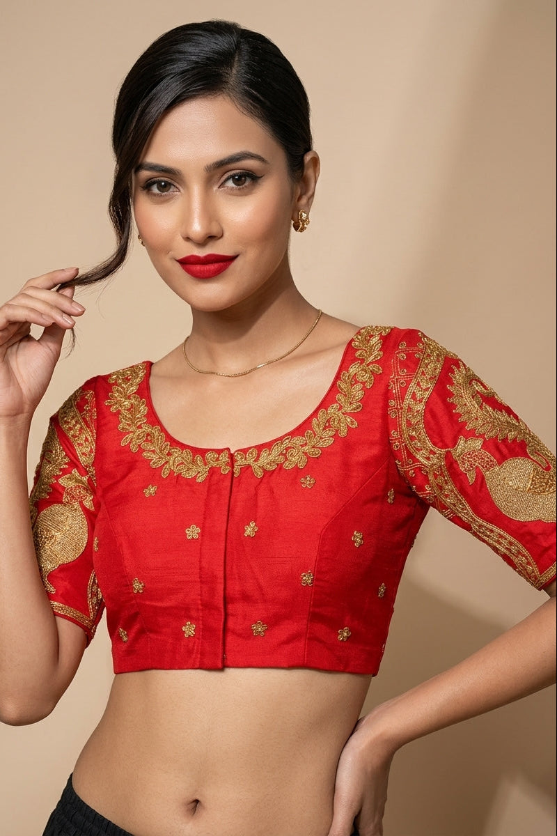 Ruby Radiance New Designer Blouse