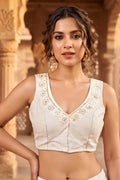 Scarlet Daisy Designer Organza  Blouse