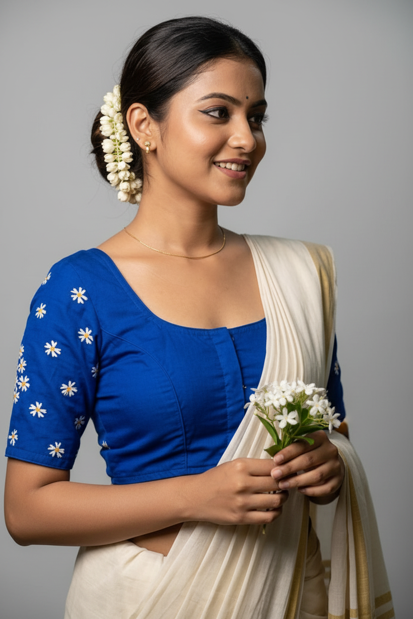 The Flora Frame Designer Blouse