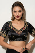Night Vibes Fendy Blouse (Black)