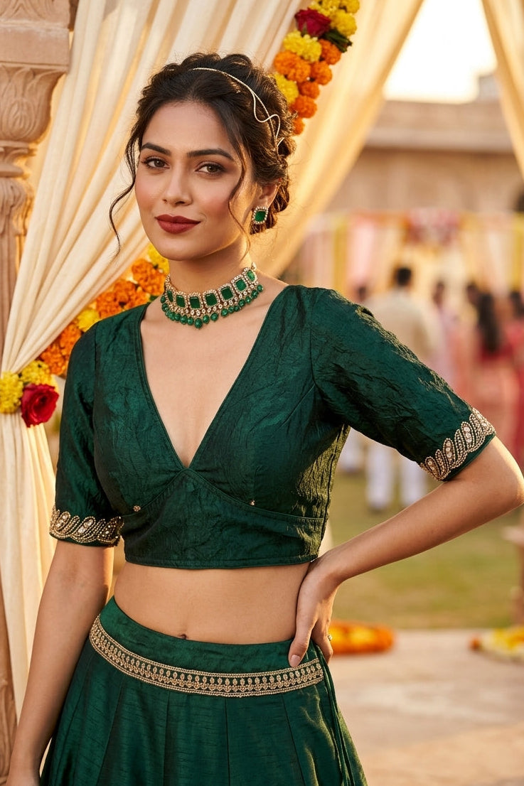 Mysterious Beauty -Fendy Silk Blouse