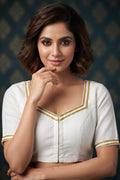 Infinite Glam Vichitra Silk Blouse
