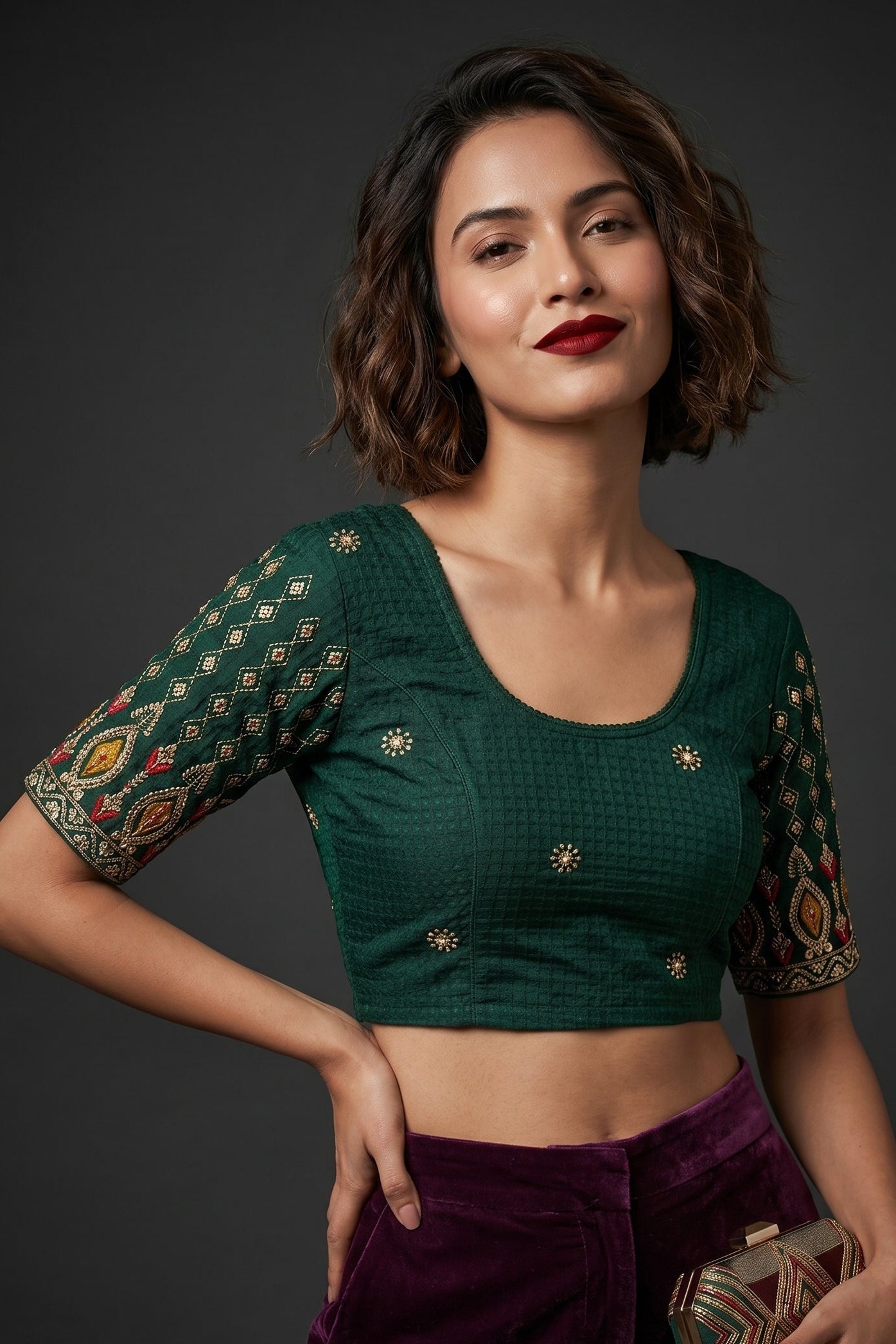 Summer Slay Stretchable Knitted Blouse