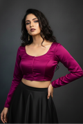 Solid Trends-Fancy Designer Blouse