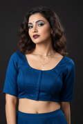 Single And Solid Color Fancy Designer Blouse
