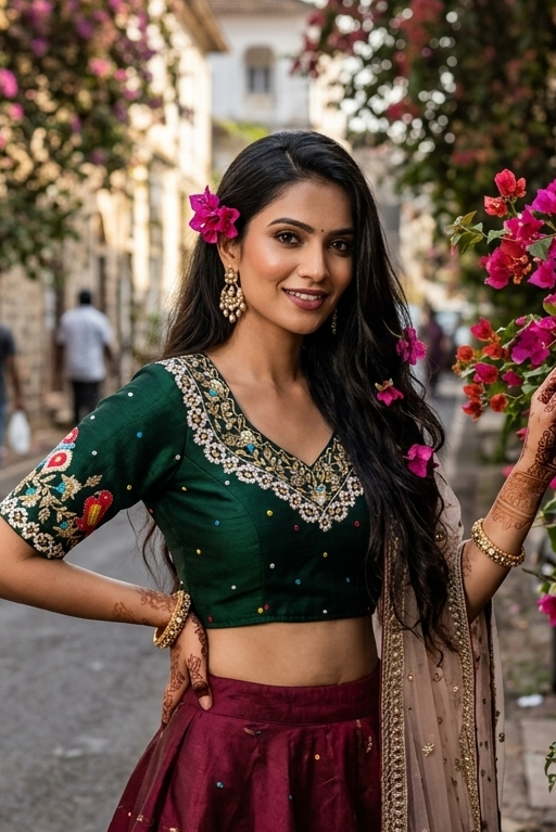 Already Famous-(Vichitra Silk Blouse)