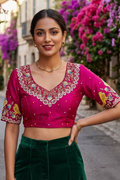 Already Famous-(Vichitra Silk Blouse)