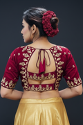 The Blouse Edit - Vichitra Silk Blouse