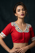 The Garden Hem- (Designer Blouse)