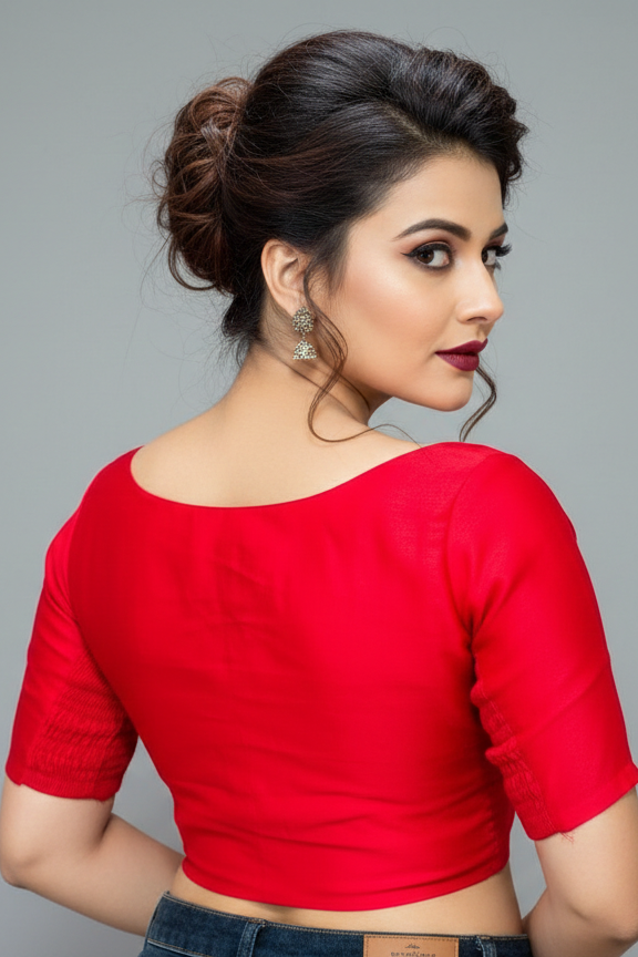 Fashion Chronicles Smoky Stretchable Blouse