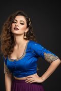 Night Of Brides - Designer Blouse With Maggam Hand work