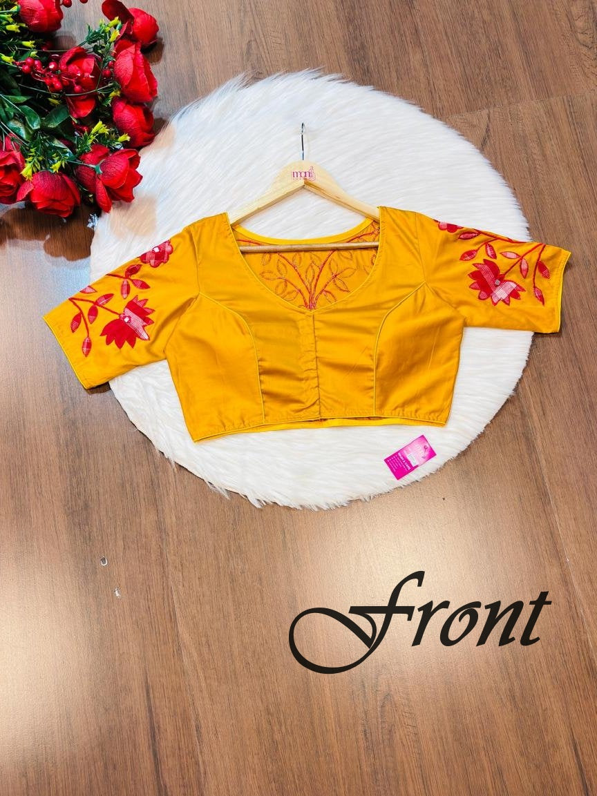 Appealing Applique Designer Blouse