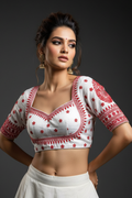 Madhubala Special Vichitra Silk Blouse