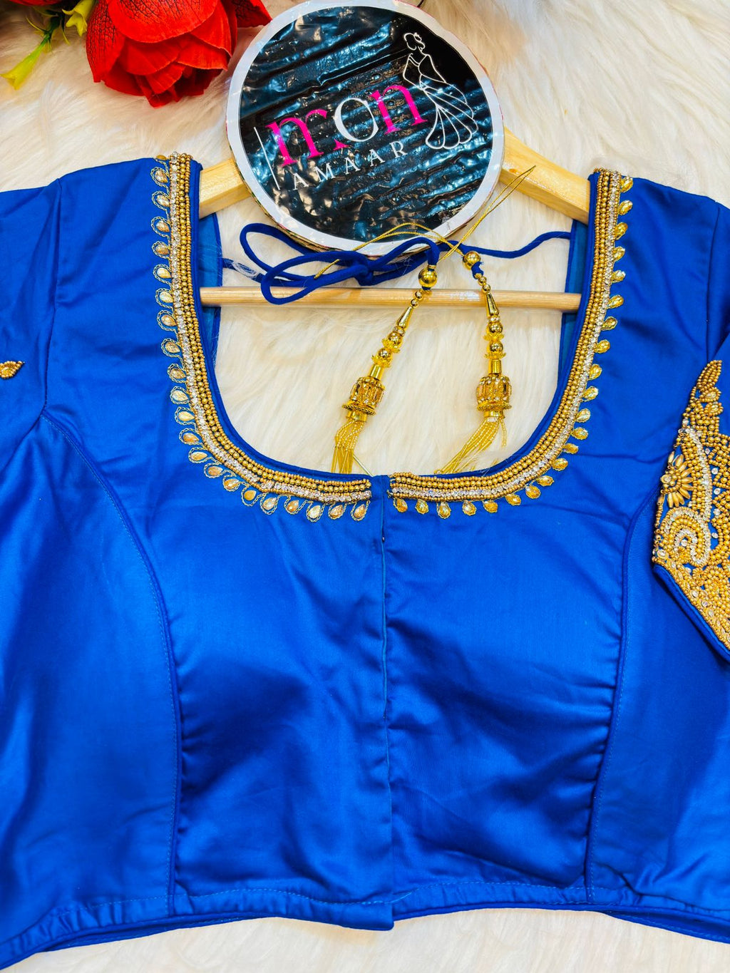 Night Of Brides - Designer Blouse With Maggam Hand work