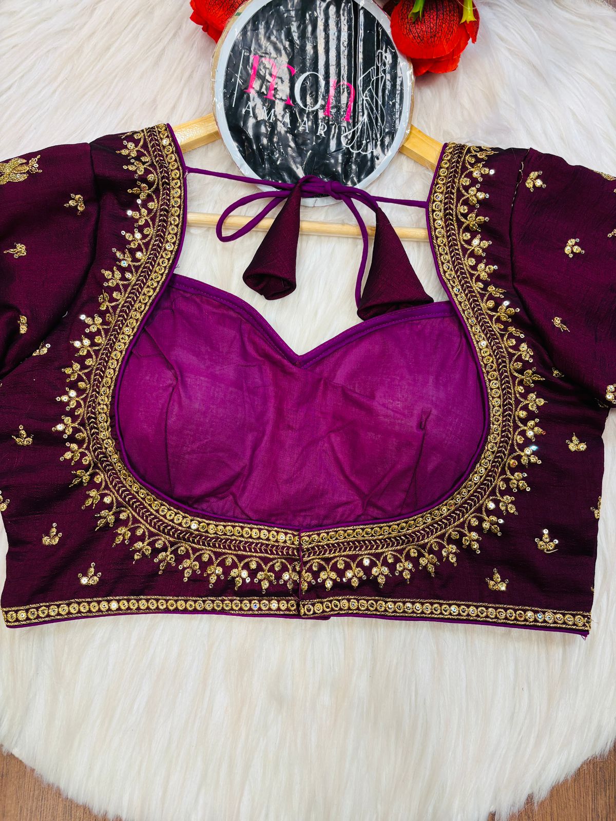 Madhuri Vichitra Silk Blouse