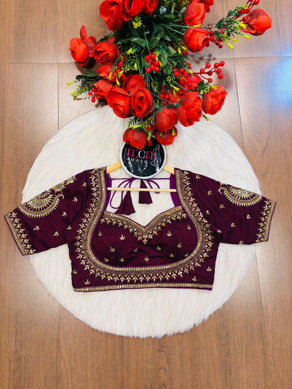 Madhuri Vichitra Silk Blouse
