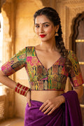 Heart Of Gold-Designer Blouse