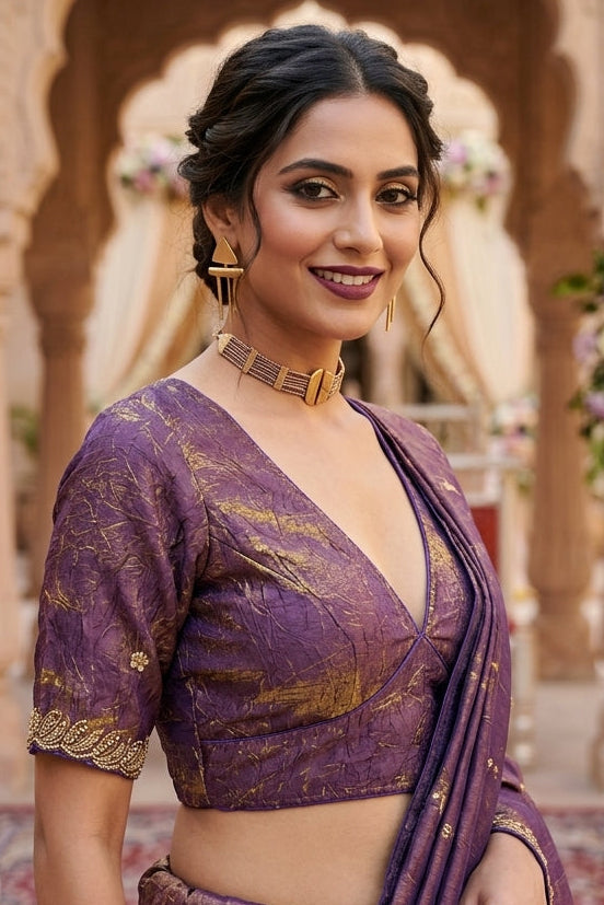 Mysterious Beauty -Fendy Silk Blouse
