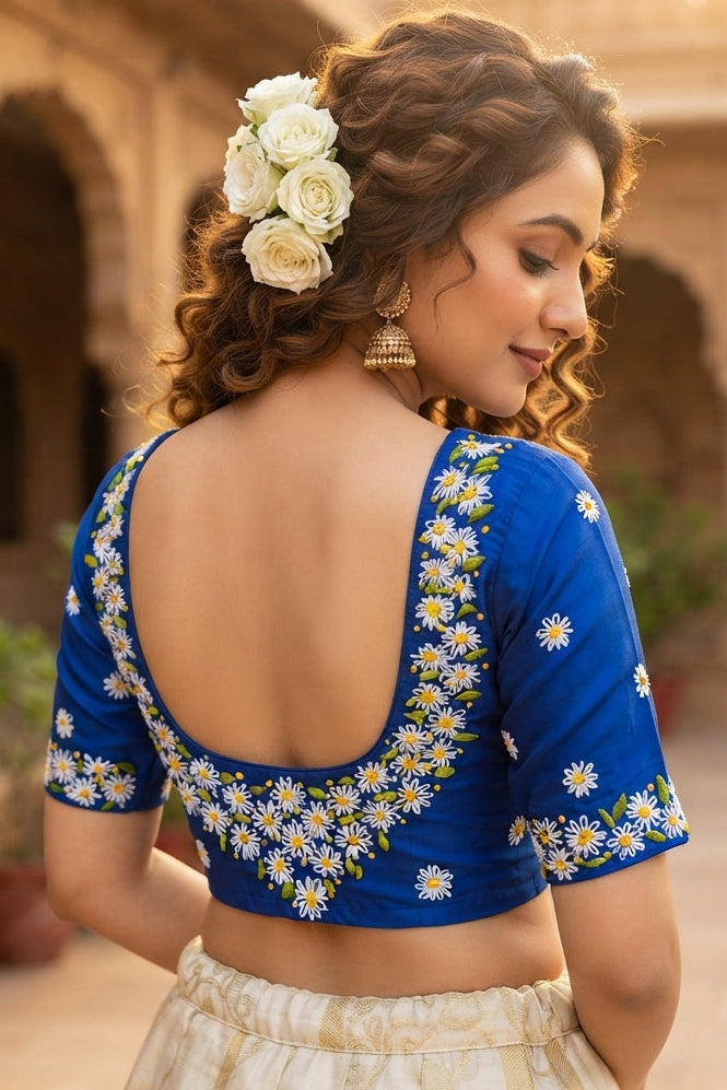 Daisy Garden  Handwork Blouse