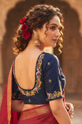 Kumkum Blossom Handwork Blouse