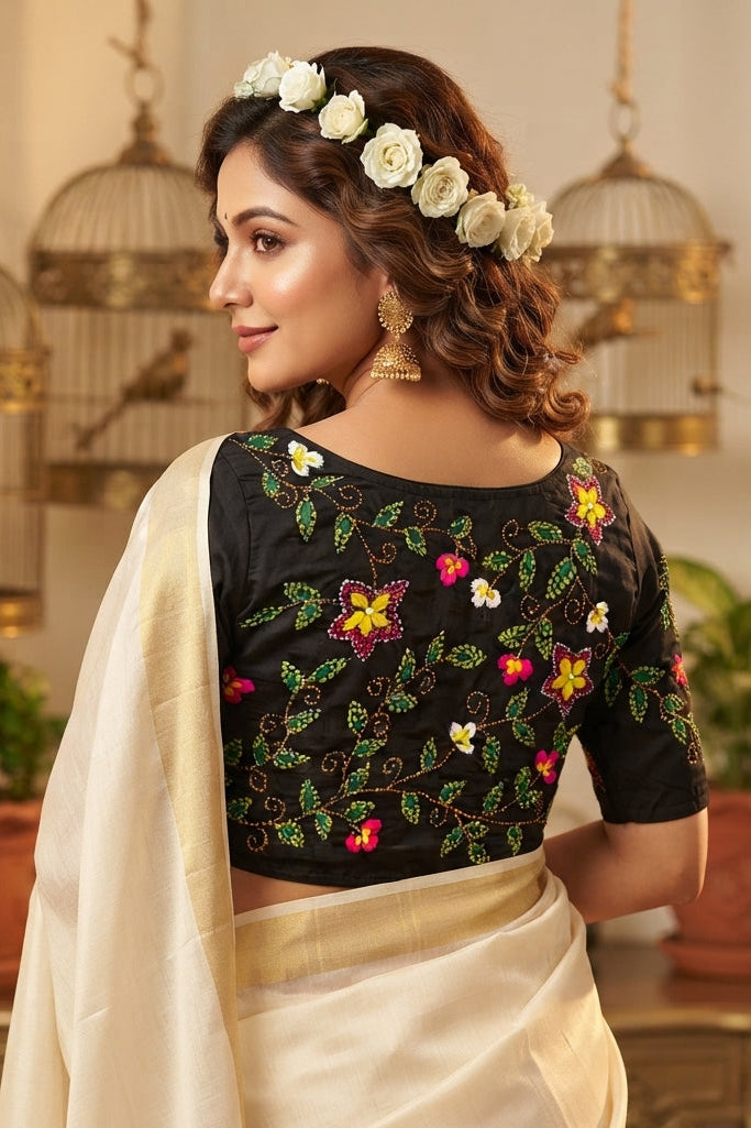 Wildflower Charm Handwork Blouse