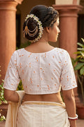 Shiuli Flower Designer Blouse