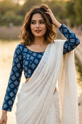 Printed Charm-Simple And Fancy Cotton Blouse