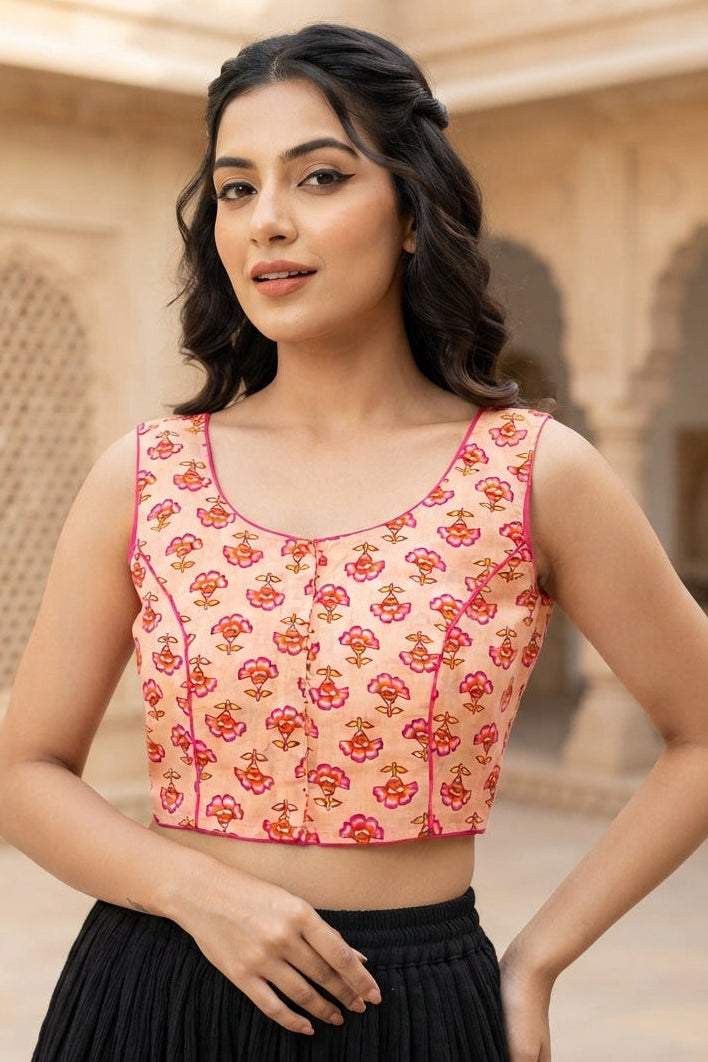 Style Syndicate Cotton Printed Blouse