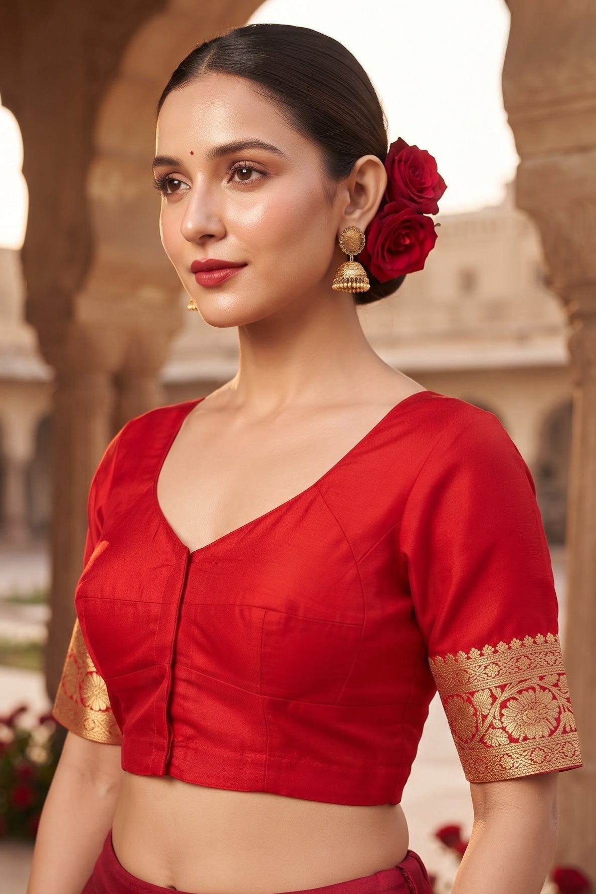 Feminine Grace - Designer Blouse (Combo 1)