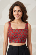 Fashion Flirt Ajrakh Print Blouse
