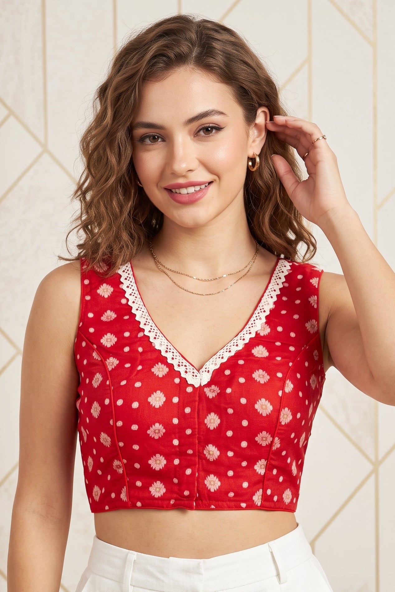 Shine Your Way Jamdani Designer Blouse