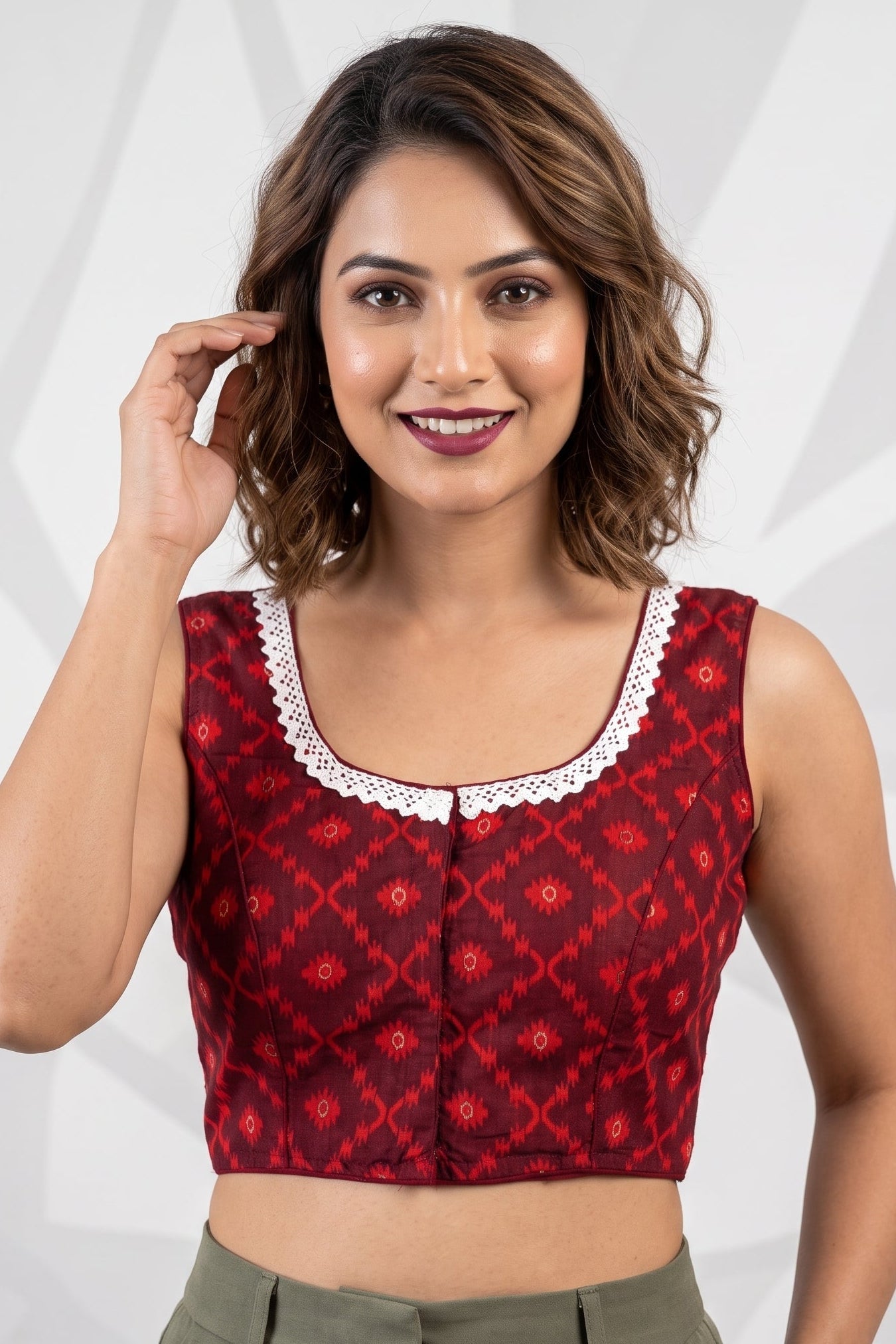 Be the Moment Jamdani Designer Blouse