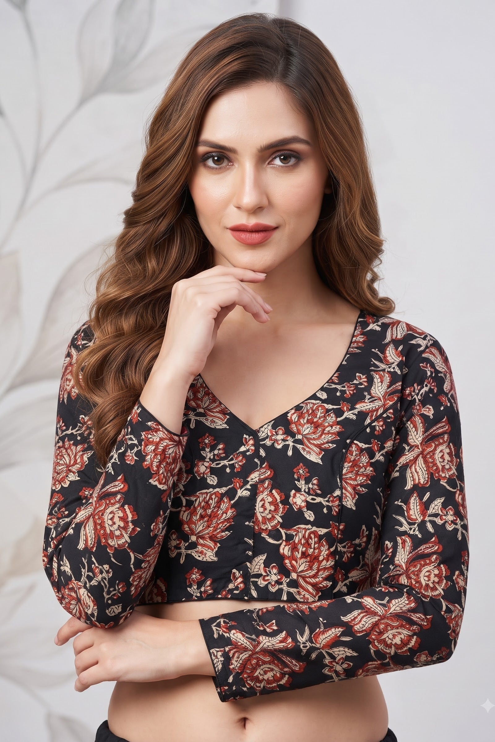 Wrapped In Dreams Ajrakh Cotton Blouse