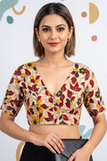 Sketches of Heritage Kalamkari Designer Blouse